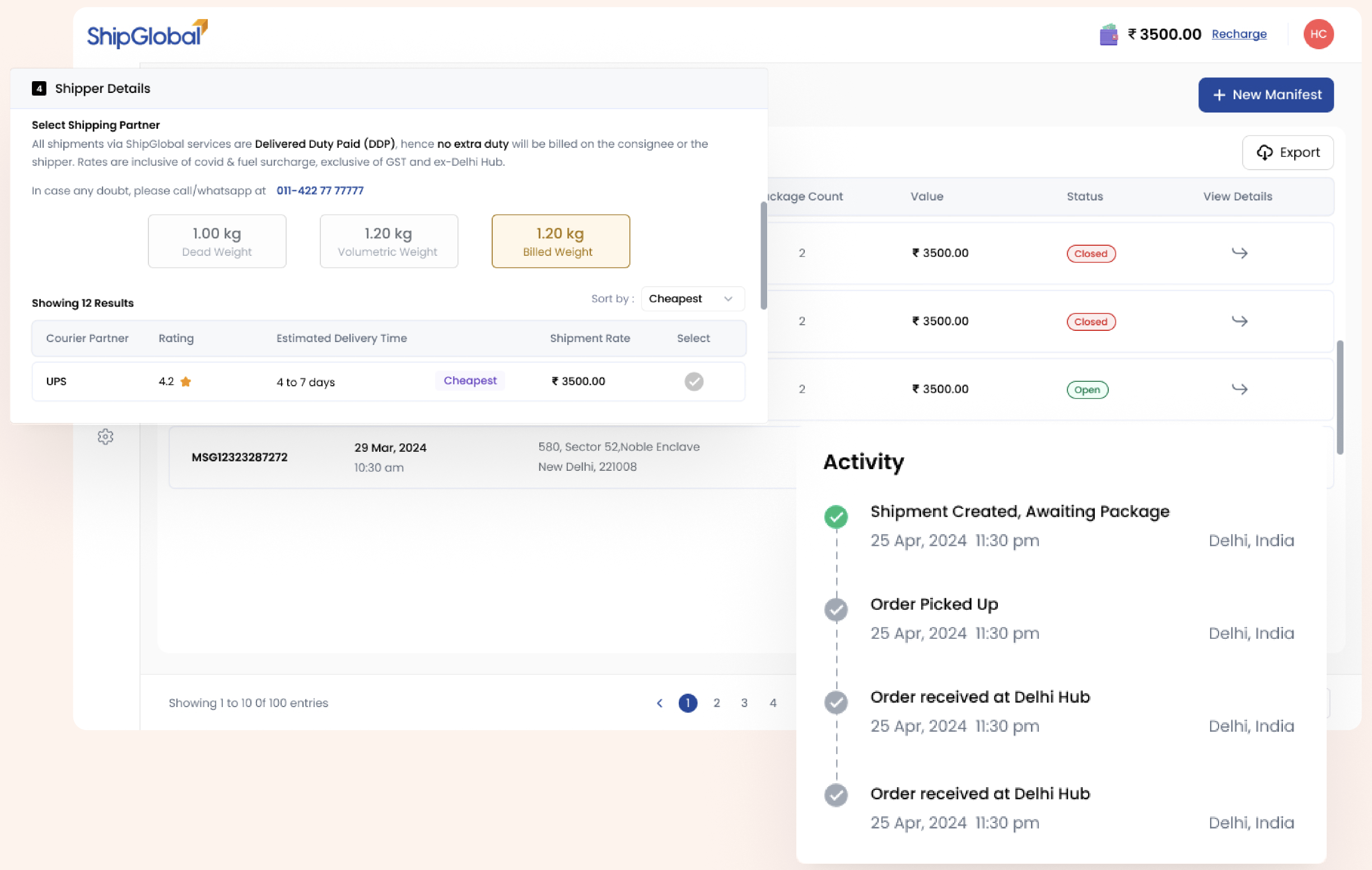 Vendor Portal Dashboard